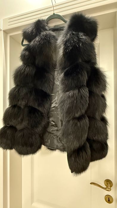 Vestă naturală de vulpe