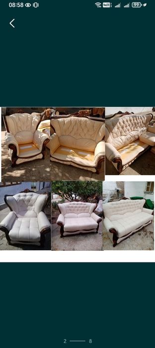 Ремонт и реставрация старый мягкий мебели