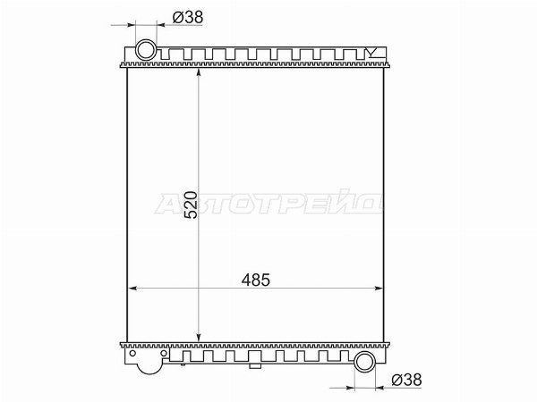 Радиатор Mazda Titan