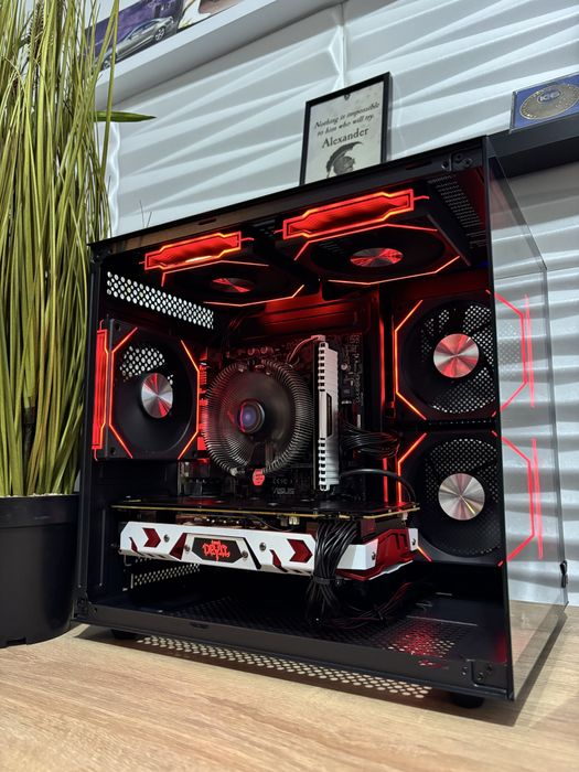Бюджетен Геймърски компютър Intel i5 6500/RX580/12 Ram/256 ssd/500GB HDD/500W Bronze