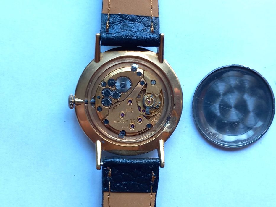 Ceas Poljot VIMPEL 23 jewels placat cu aur , model mai Rar