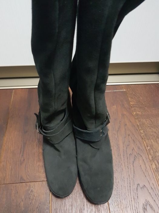 Cizme piele întoarsă