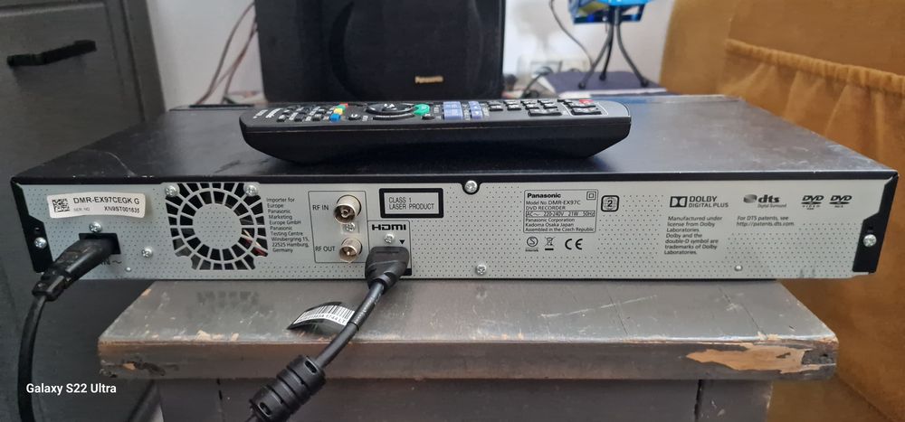 Dvd-recorder PANASONIC dmr-Ex97c cu telecomanda