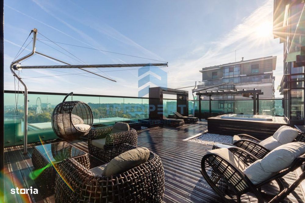 Penthouse Lacul Tei Complex Emerald Mobilat Complet