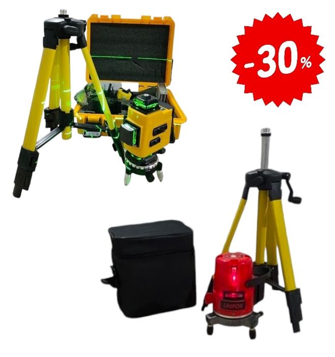 Лазерный уровень, Нивелир, зелёный лазер 3D 4D, красный лазер