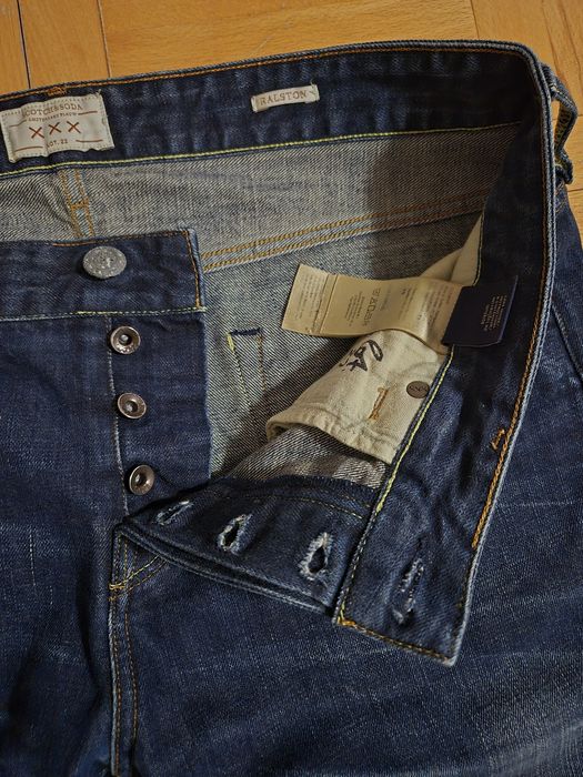 Blugi Scotch & Soda Ralston, Amsterdams Blauw, Premium, Bărbați - W34 L32