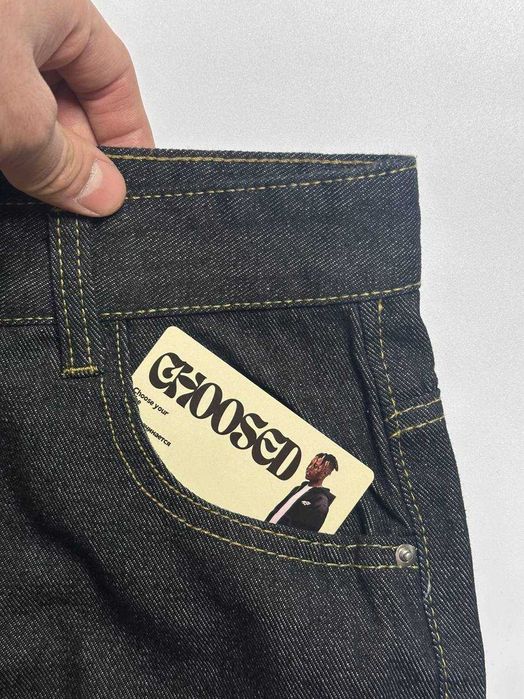 Широкие джинсы темный синий / DARK BLUE Baggy Jeans