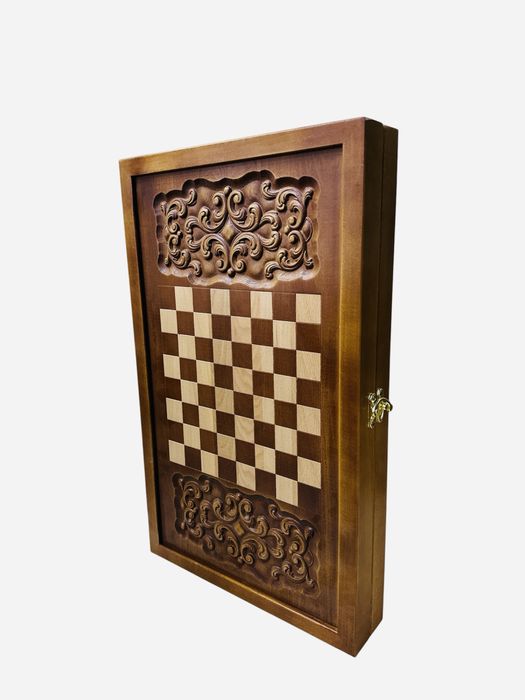 Нарды шахматы дубовые 70:65