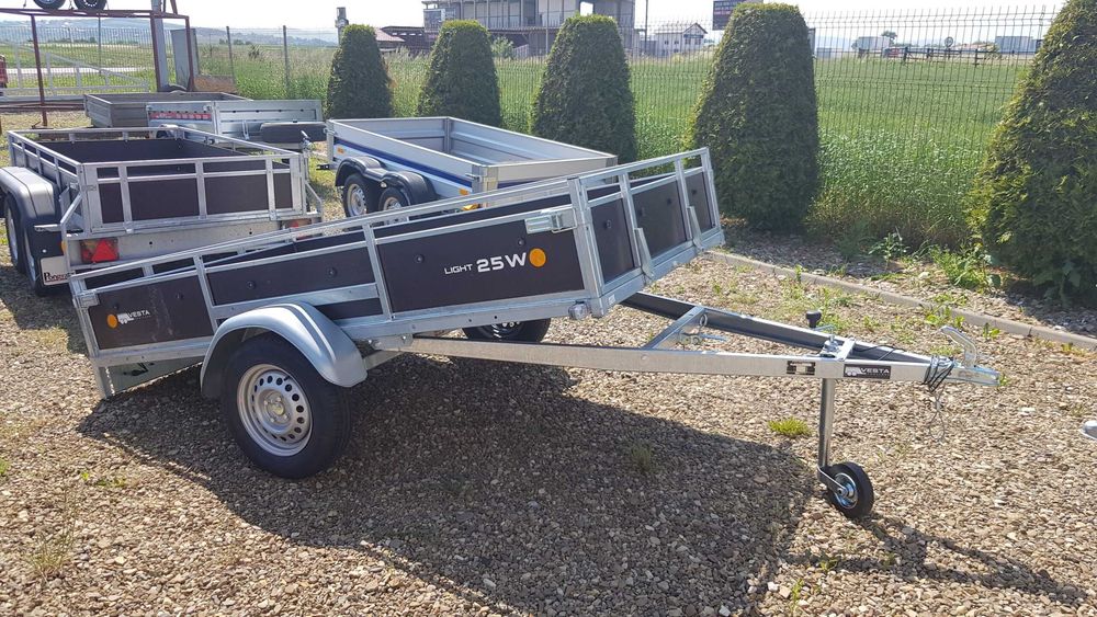Remorci 750 kg, VESTA 25, Tego,1 Ax , dimensiuni 250 x 135 x 37 cm