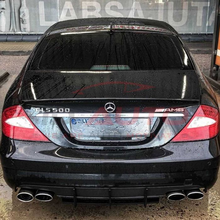 Спойлер за багажник Mercedes CLS W219 (2004–2010) – Черен гланц