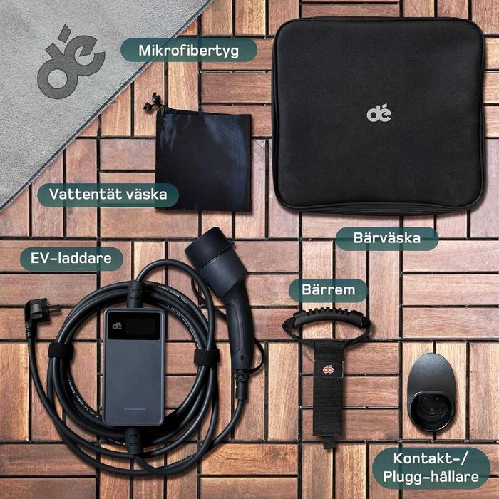 Зарядна станция за електрически автомобили тип 2 De, 3.7 kW, 6 м, 16 A