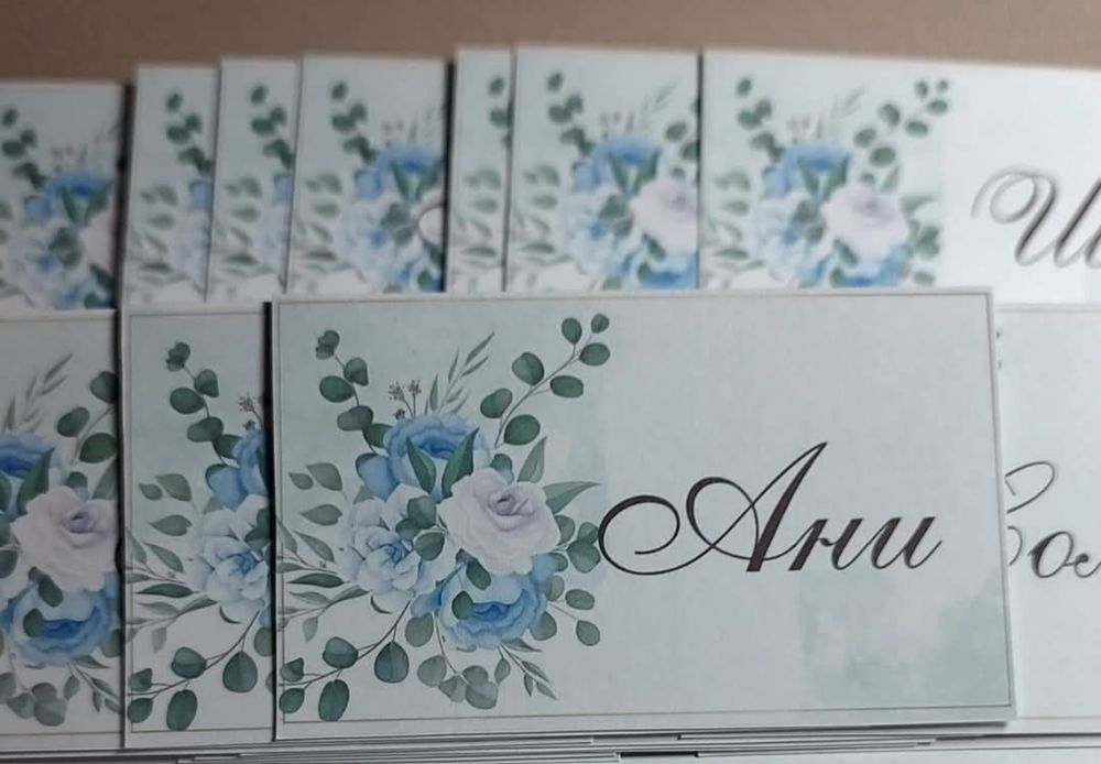 Ръчна изработка на етикети,стикери,тейбъл картички,визитки