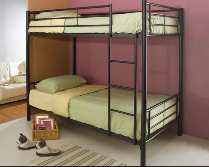 Бесплатная доставка! Кровать металлическая двухъярусная