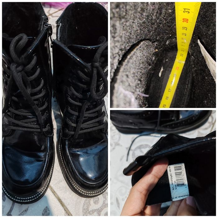 Ботинки на девочку, демисезонные, р. 33-34