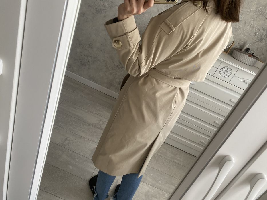 Тренч бежевый