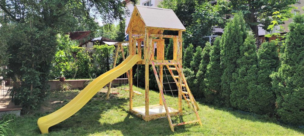 Детска дървена площадка, Детски кът на открито, Съоръжение за игра