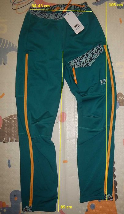 Pantaloni softshell/fleece Sweare pentru skide tura/trekking. Marimea S-Women. Noi.