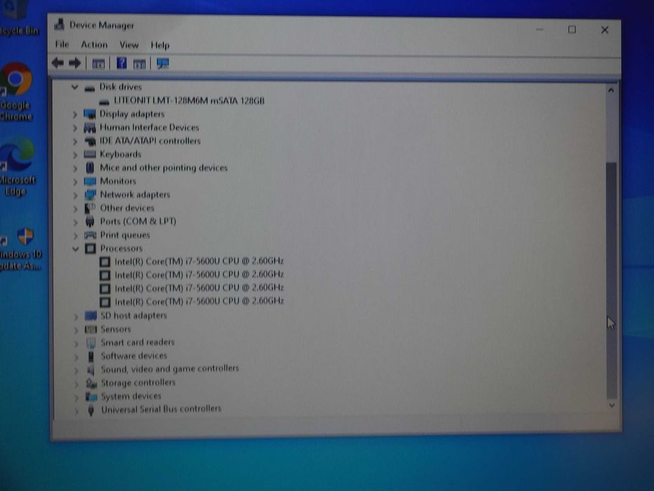 Лаптоп DELL Latitude  E7250 i7-5600U 2.5GHz/RAM 16GB /SSD 128GB/12.5"