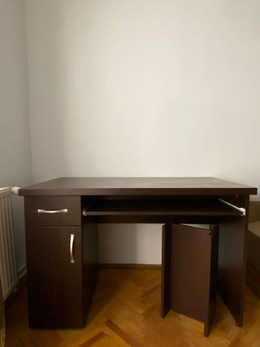 Masa de birou din PAL, wenge