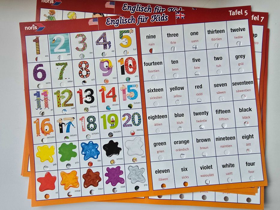 Engleza pentru copii prin joc electronic din germana in engleza