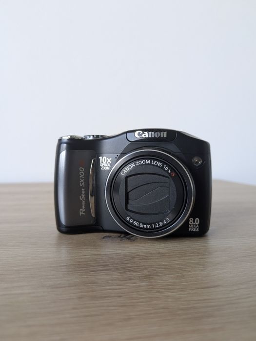 Canon Powershot SX100 IS - 10x ZOOM УНИКАЛНИ СНИМКИ Дигитален Фотоапарат КАТО НОВ