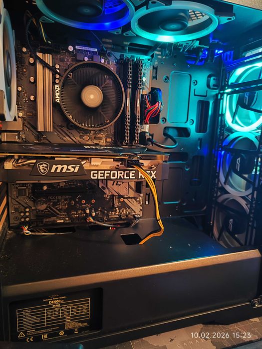 Геймърски Ryzen 5 5600X, RTX 3060 12GB, RAM 16GB DDR4