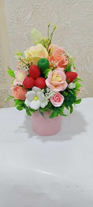 Ароматные мыльные цветы