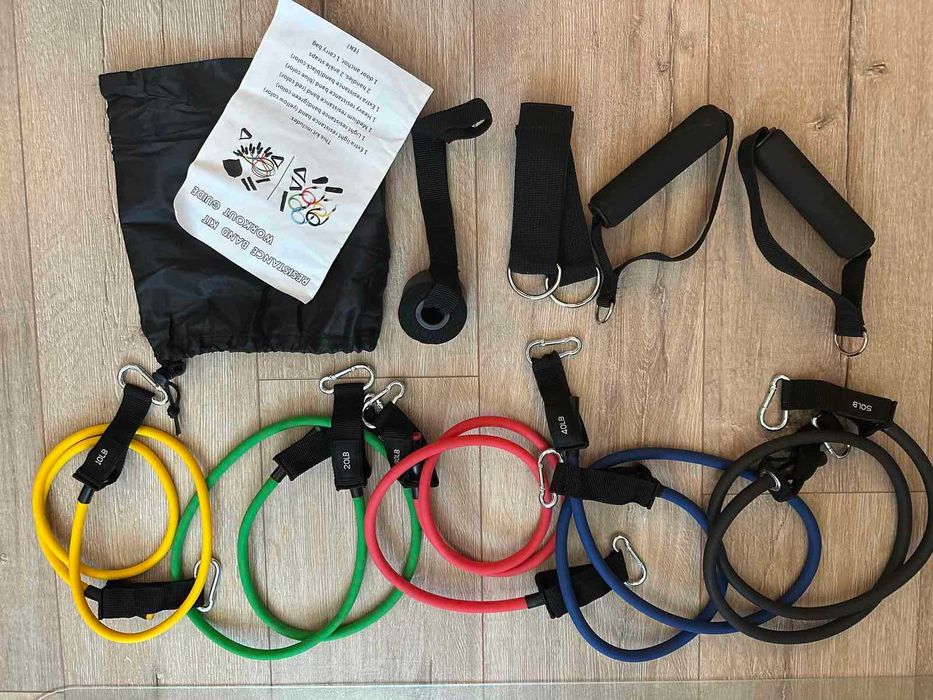 Комплект фитнес ластици за тренировка - 11 части на Armageddon