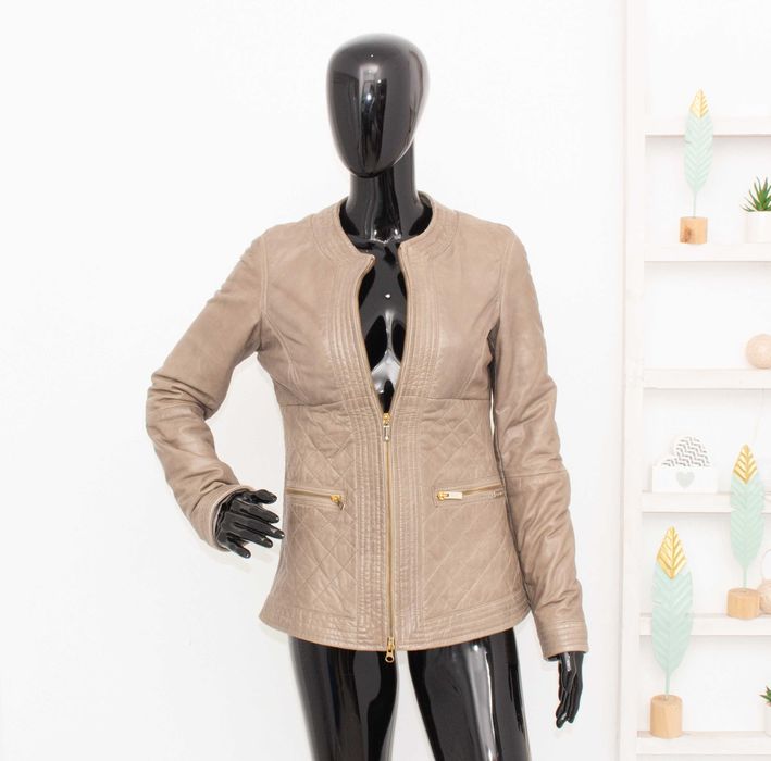 TWINSET Simona Barbieri дамско яке естествена кожа капитонирано S