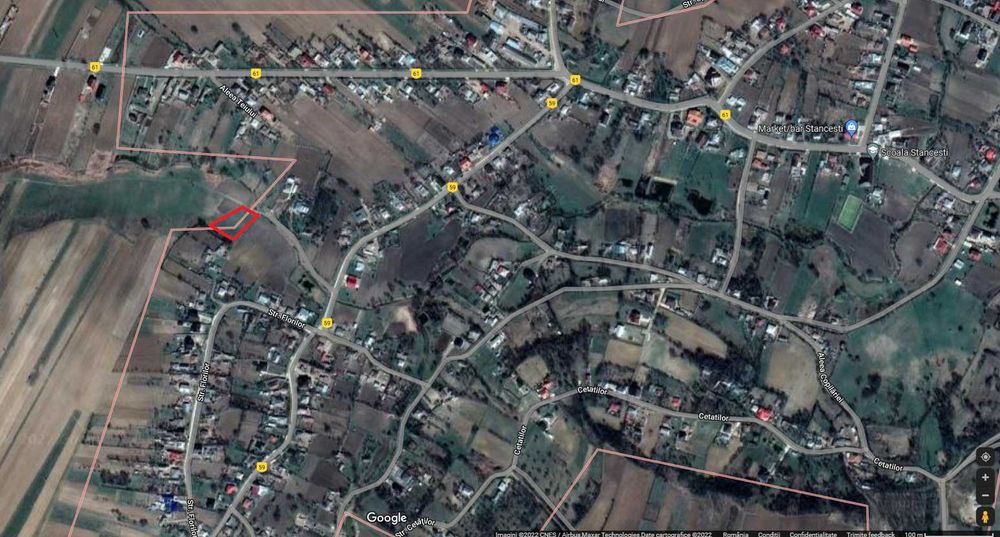Vand 2 loturi de casa in Stancesti, Botosani - 890m2 fiecare