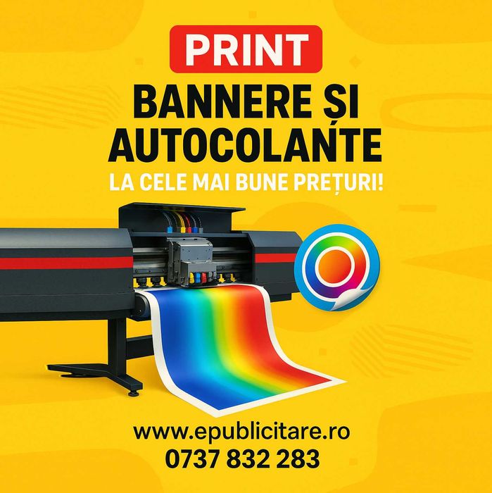 Print autocolant personalizat pentru masini, geamuri, usi, exterior