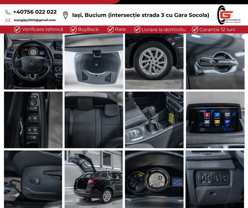 Renault Megan Break 15dci Euro6 Navi Climatronic Garanție Rate  TBI