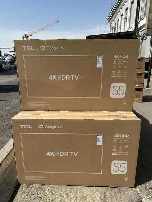 TCL Телевизор 55 V6C 4K TV Smart доставка + кронштейн  бонус