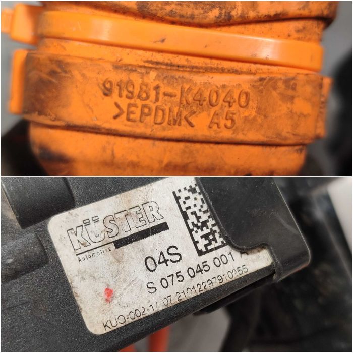 Priză încărcare cu cablaj + mufe Hyundai Kona 91981K4040 2022 / [2017-2023] / (5B)