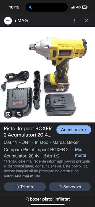 Pistol impact nou