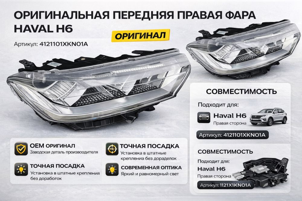 Haval H6 Фары переднии