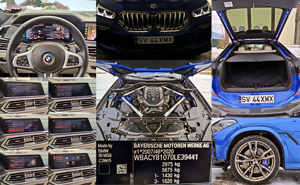 Bmw X6 M-Pack G06 Facelift M50i 4.4i V8 530Cp X-Drive 2020 Individual