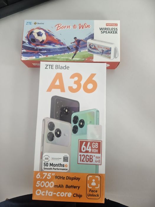Новый ZTE BLADE A36 + Колонка в подарок