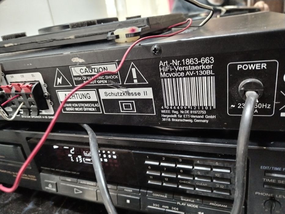 Karaoke amplificator hi-fi german AV 130