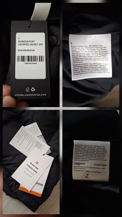 Geaca dama Lululemon Wunder Puff 6/S