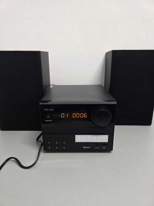 Аудио система PEAQ Bluetooth, AM/FM радио, CD/MP3/USB, 30W