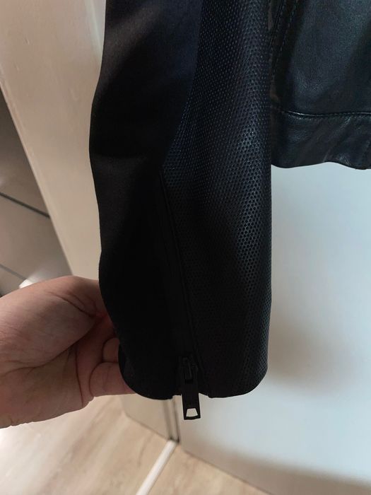 DKNY Men's Leather Motorcycle Jacket