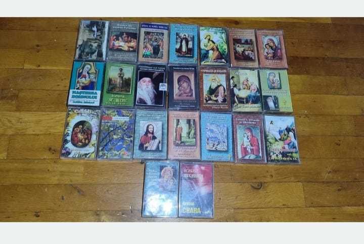 Casete audio CD cu muzica si predici religioasse