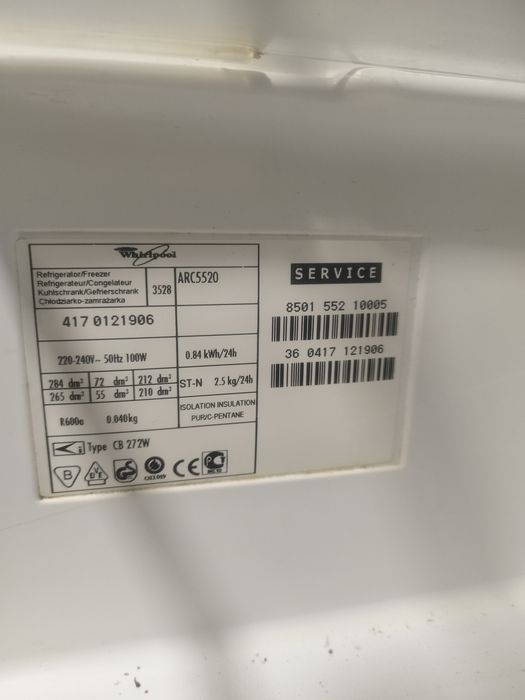 Хладилник Whirlpool