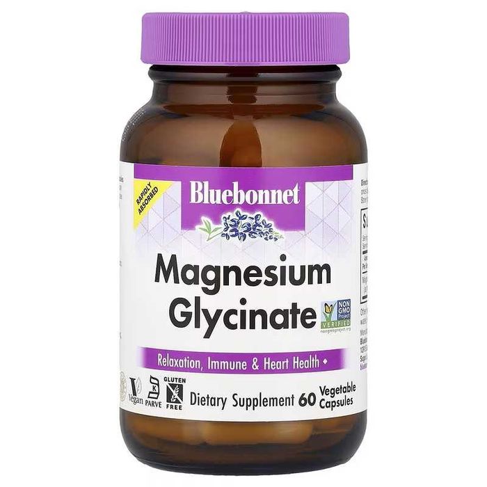 Bluebonnet Nutrition Magnesium Glycinate Глицинат магния magniy магний