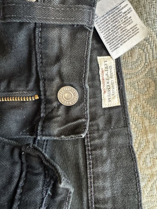 Джисы Levi’s 514 Straight Fit в черном цвете