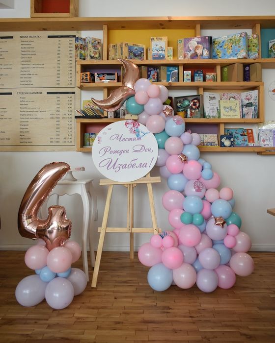 Украса за рожден ден,кръщене,погача- Арка от балони