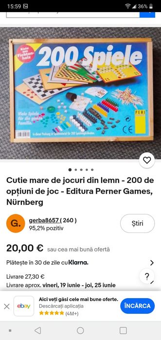 200 jocuri în cutie de lemn nou Germania sah table  domino , carti moara,mikado , dame