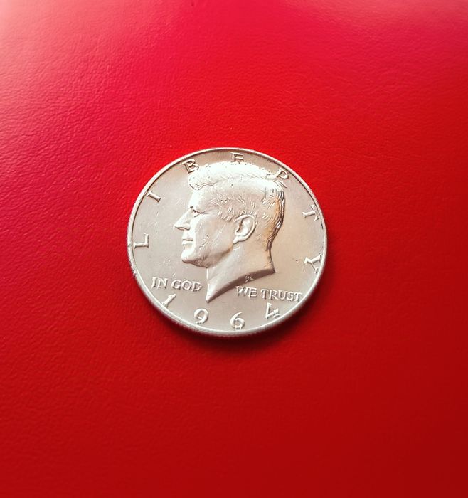 Half Dollar-USA- 1964 г-D.Сребро!