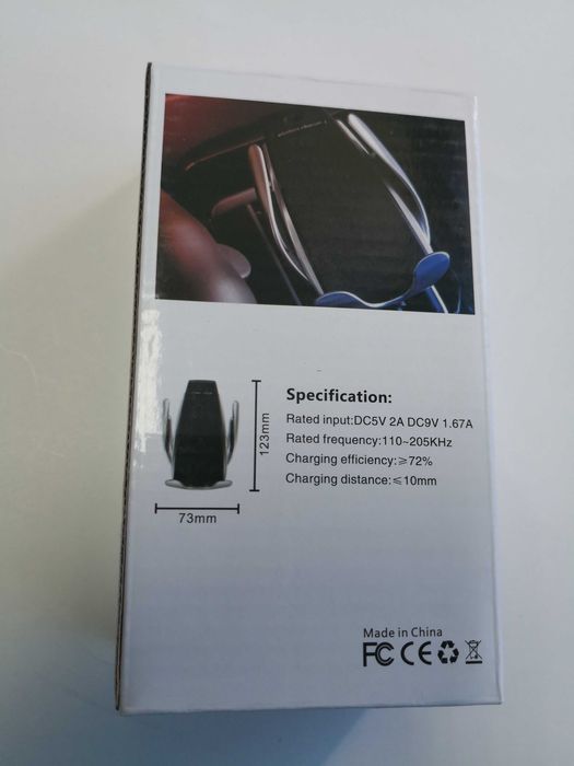 Suport telefon auto cu incarcare wireless